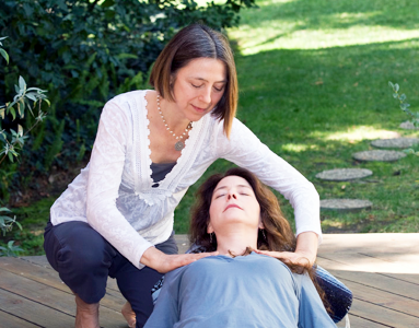 Viviana doing massage at her home in Glendale